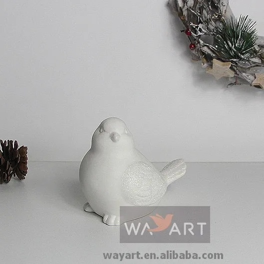 
Lovely White Ceramic Bird Ceramic Bird Figurine 