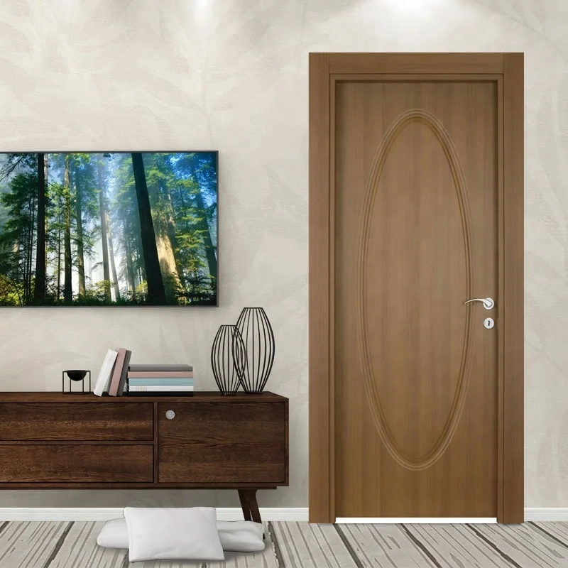 High quality wpc skin door bedroom bathroom PVC door