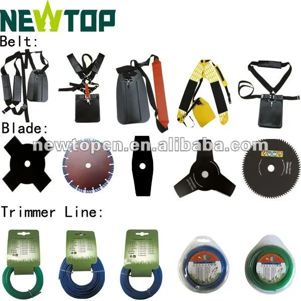 Grass Cutter Trimmer Line/Nylon Trimmer Line- Belt,Blade,Strap,Connector for Brush Cutter