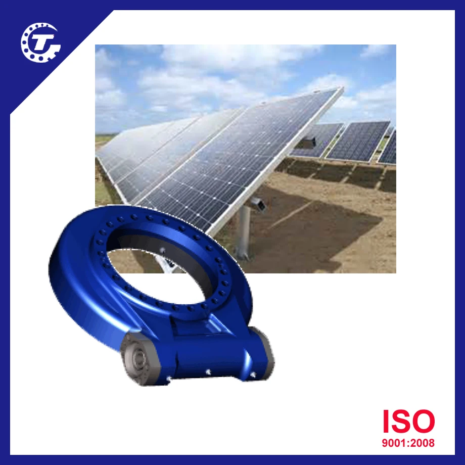 230v ac motor 5 inch vertical slew drive with flang for solar tracker system elevation rotation