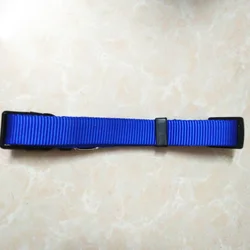 Custom logo produce nylon dog collar personalized dog collars plain color high quality nylon collar dogs pet