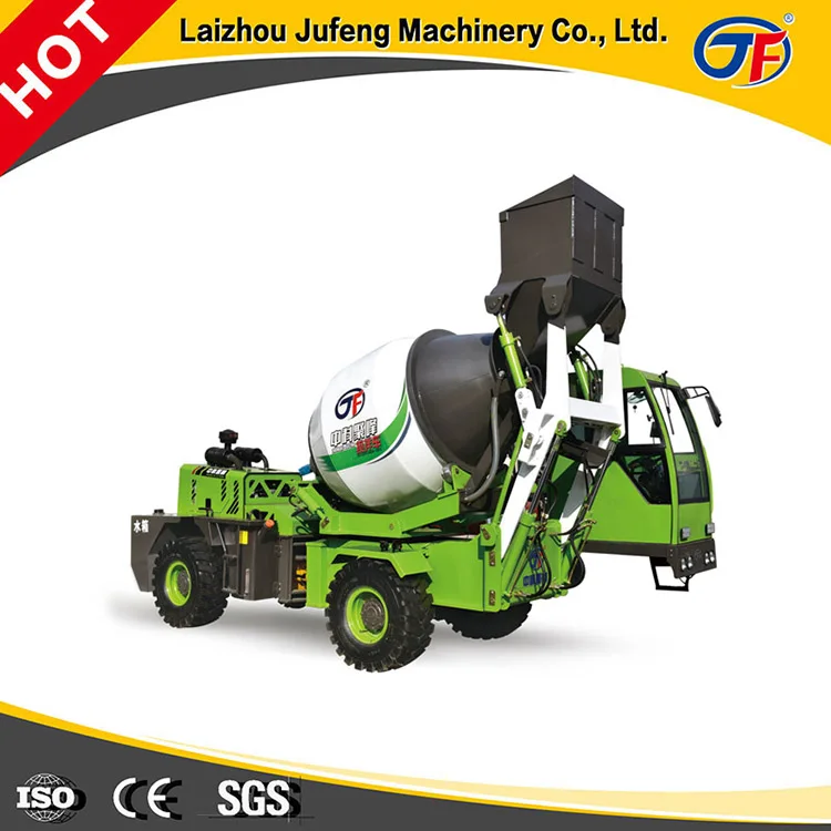
Cubic Meter Self Loading Concrete Mixer Factory Price 1.8 Small Wheel Side Reducer for Sale Carmixer Truck Uzbekistan Provided 