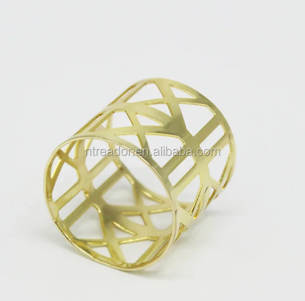 Wedding and Banquet Metal Napkin Ring Serviette Buckle