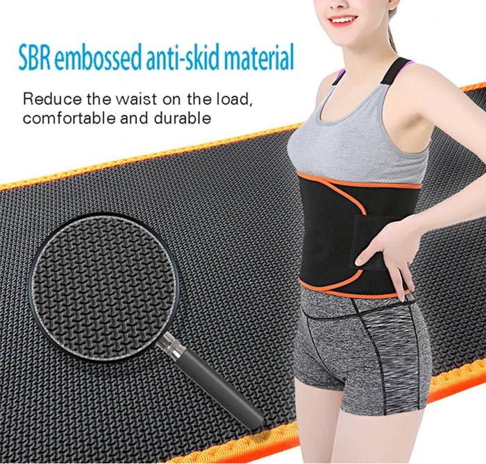 Sports Fitness Neoprene Sweat Waist Trimmer Belt