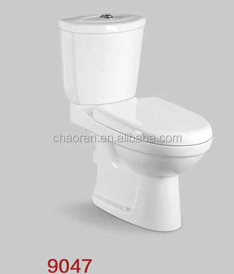 two-pieces wc Middle East bathroom chinese supplier toilet bowl integrated twyford toilet WC die Toilette