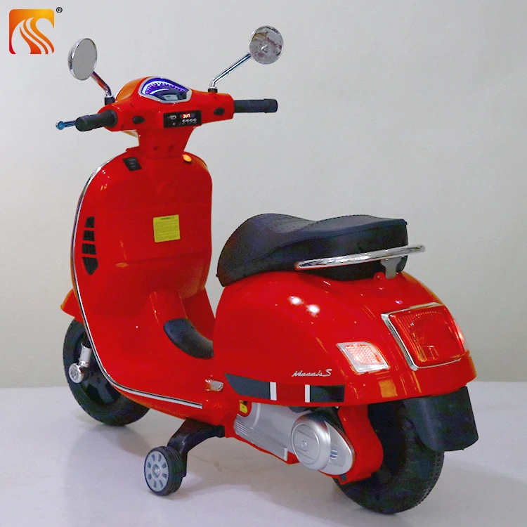 China factory 12v fashion design electric ride on motorcycle