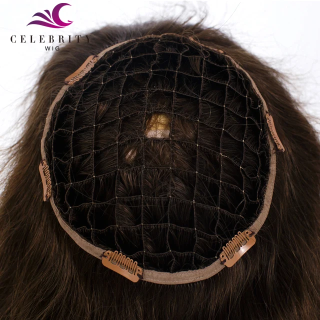 Wholesale price custom breathable pull through remy hair women fishing nets nylon human replacement toupee hair toppers