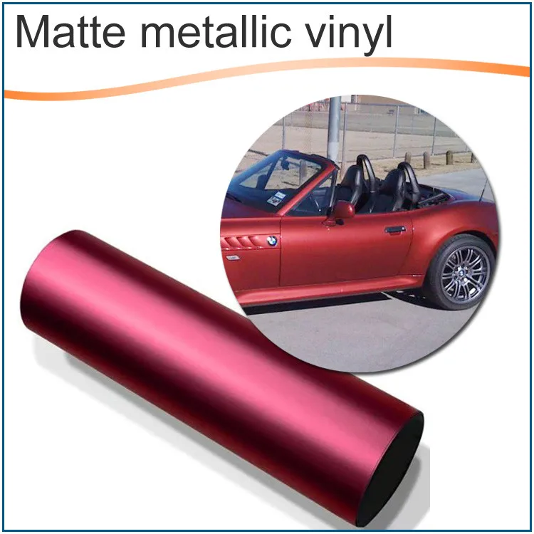 Premium auto stickers film matte chrome car vinyl low tape car body wrap foil self adhesive vinyl PVC roll