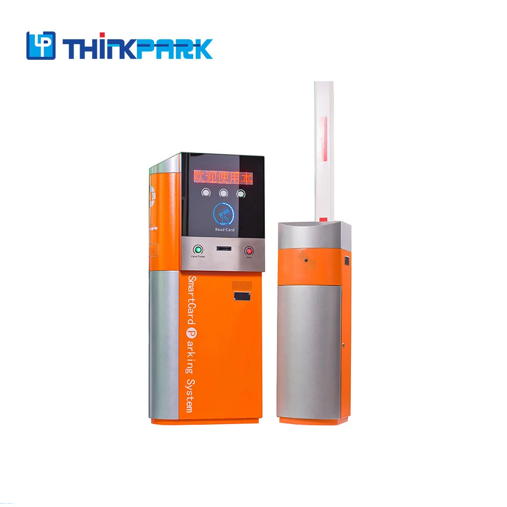 RFID and Barcode Ticket Traffic Management Car Parking System