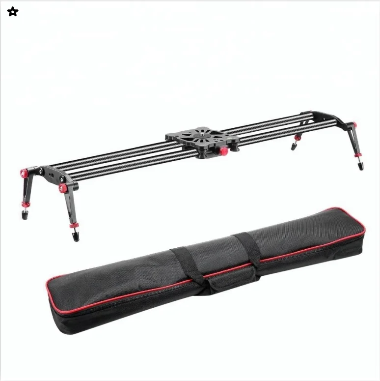 80 cm Carbon Fiber Camera Track Dolly Slider Photography Stabilizer Rail System Video Making kit