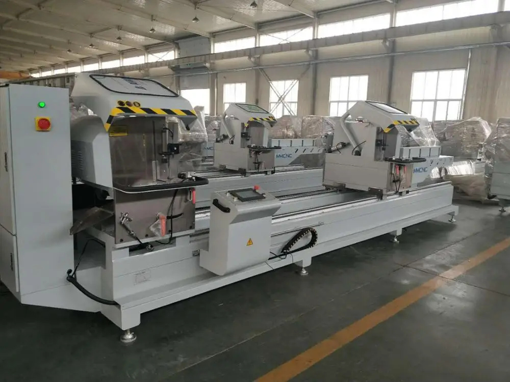 Factory Supply CNC Aluminum Double Heads Cutting Saw Aluminum Window Door Machine PVC Window Door Machine