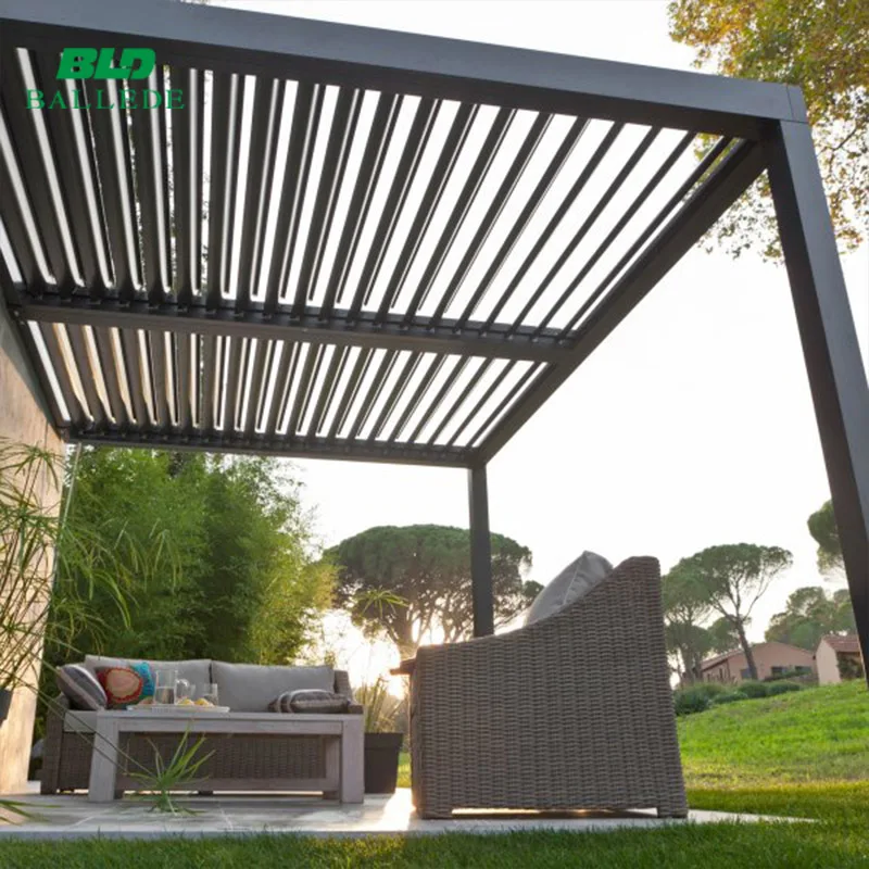 outdoor rainproof sunshade terrace gazebo