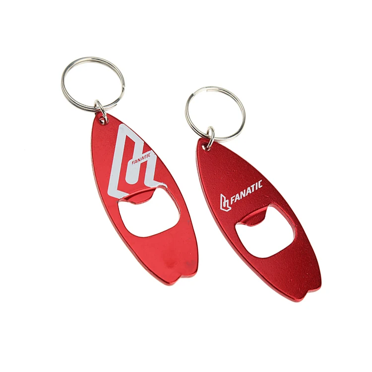 Custom  metal  aluminum Surfboard Bottle Opener Key chain
