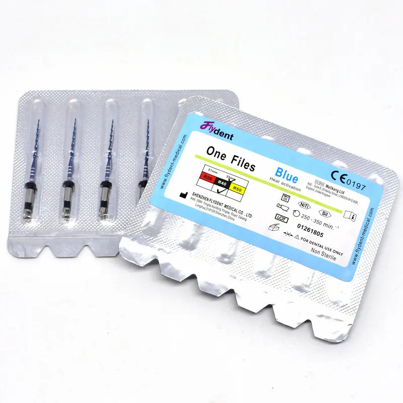 
Dental reciproc one files blue root canal niti rotary files engine use 