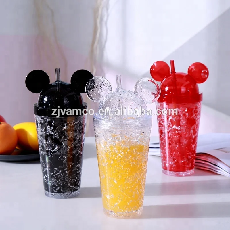 
Lovely Designed Plastic Cup With Straw For Kids From Zhejiang Huangyan Factory 