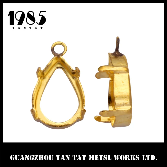 blank claw earring setting Brass Lever Back Jewelry Earring Settings without Stone