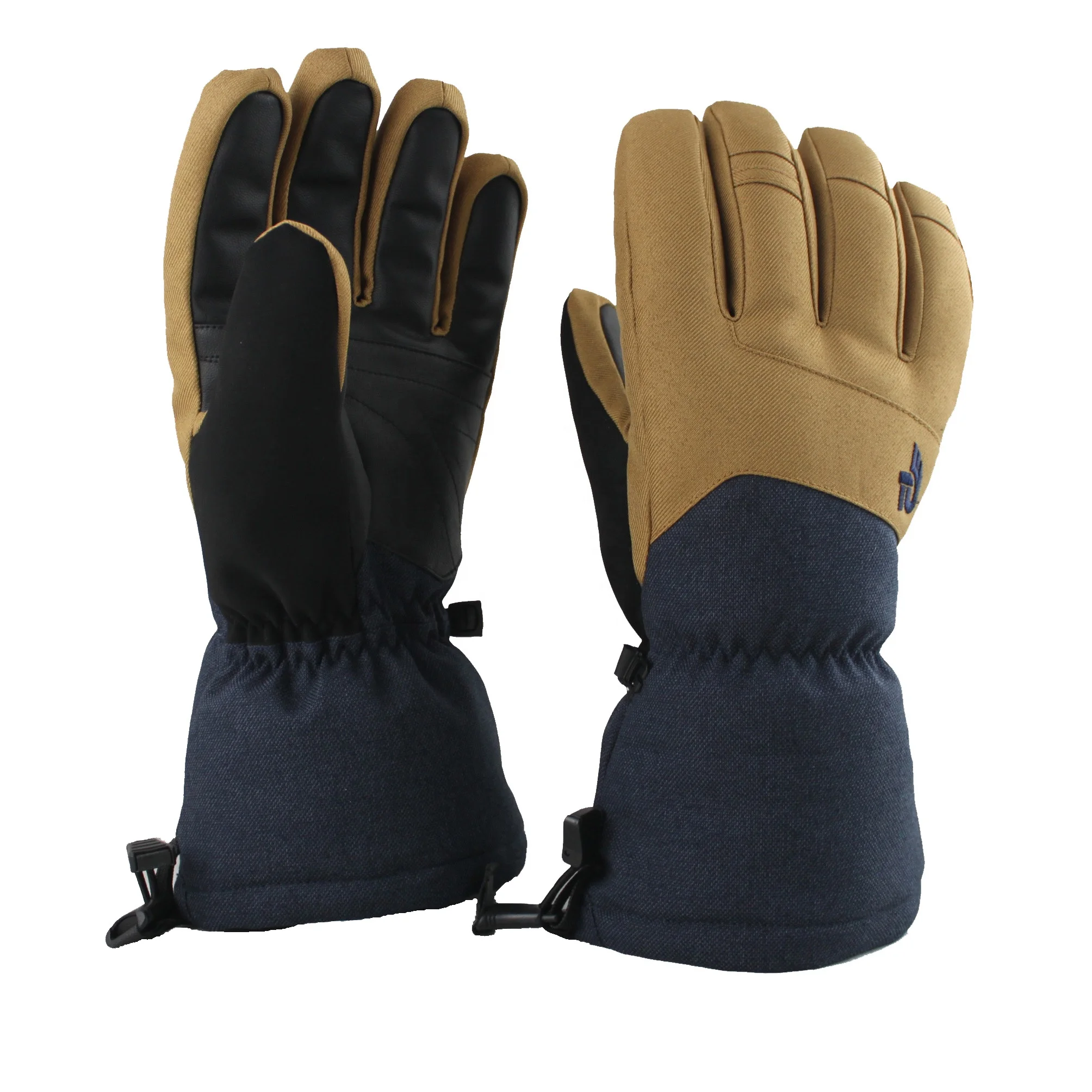 
Waterproof Mens Ski Gloves Winter Warm 3M Thinsulate Snowboard Snowmobile Cold Weather Gloves 