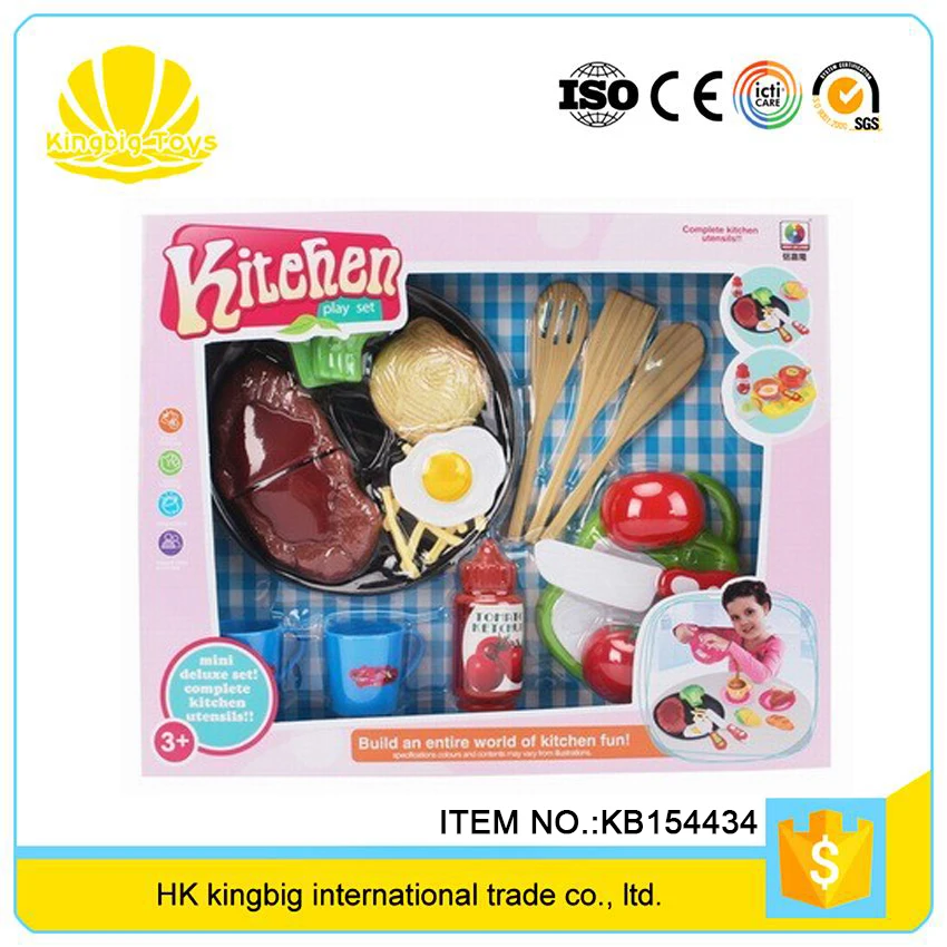 Горячие продажи приготовления стейка набор забавные игрушки кухонные принадлежности для детей, играющих