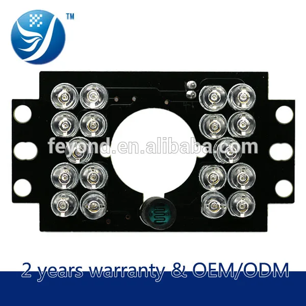 F5 18-ик из светодиодов DC 12 В прожектор лампы доска для установленных на транспортных средствах камеры безопасности