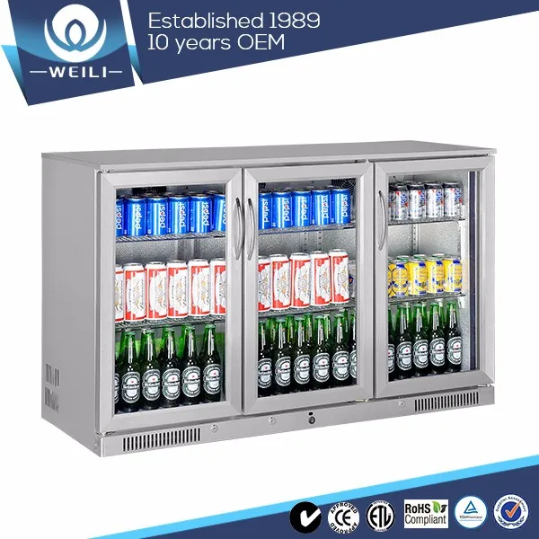 2016 охладитель Пива 3 двери охладитель напитков для Продажи