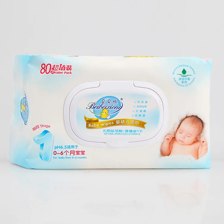 
Non Alcohol Wet Wipes for Babies from 0-6 Month 