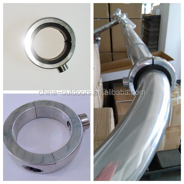 Anodised aluminium wakeboard tower bimini clamps with 15 years experiences