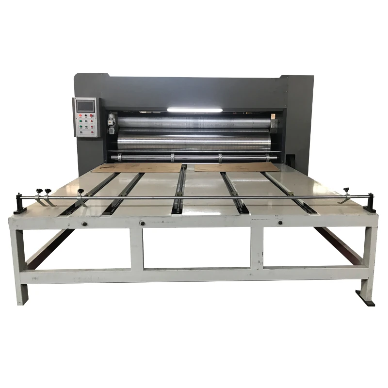 Semi-auto Corrugated Flexo Printer/Corrugated Cardboard Roller Printing Slotting Carton Making Machine