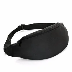 Classic Sports Canvas Fanny Pack Waist Woman Bag Running Belt Wholesale Fitness Bumbag Custom Logo