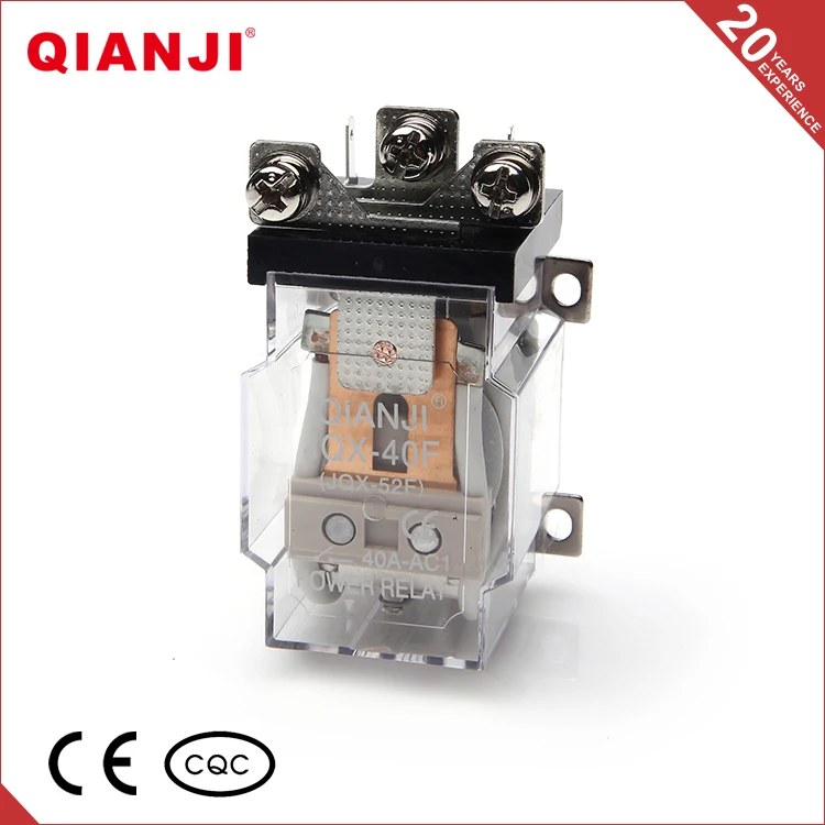 QIANJI Горячие продажа 2016 JQX-40F 1Z DC 24 В Реле Большой Мощности Фабрики Китая
