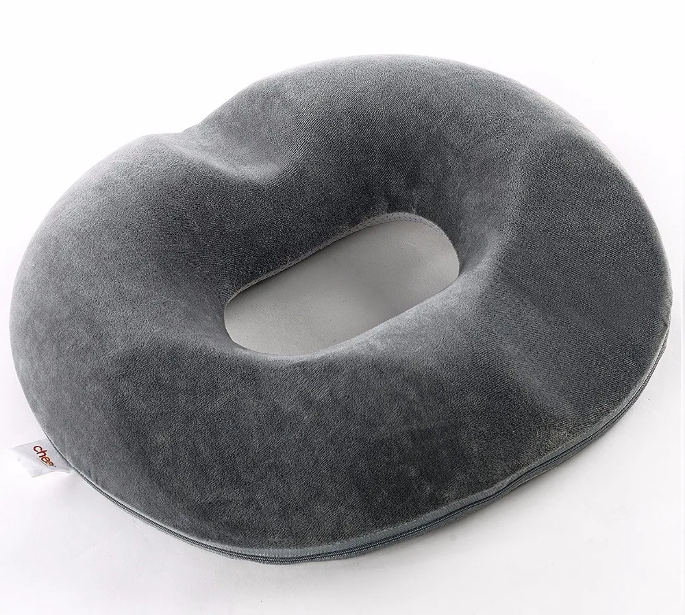 Donut Tailbone Pillow Hemorrhoid Cushion for Prostate Relief, Pregnancy Pain, Pressure Sores