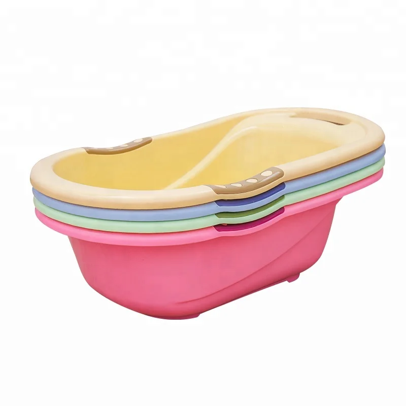 Multifunction Convenient Plastic Freestanding Child Kid Use Baby Bath Tub