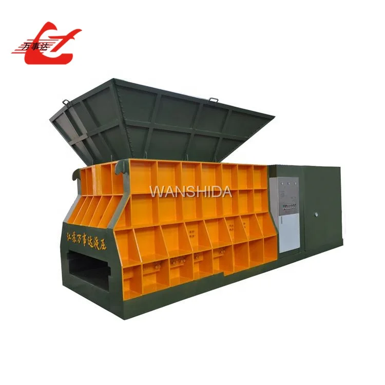 
Q43W-4000B Automatic Hydraulic Scrap Metal Waste steel car bodies shell Container Shear for metal recycling plant 