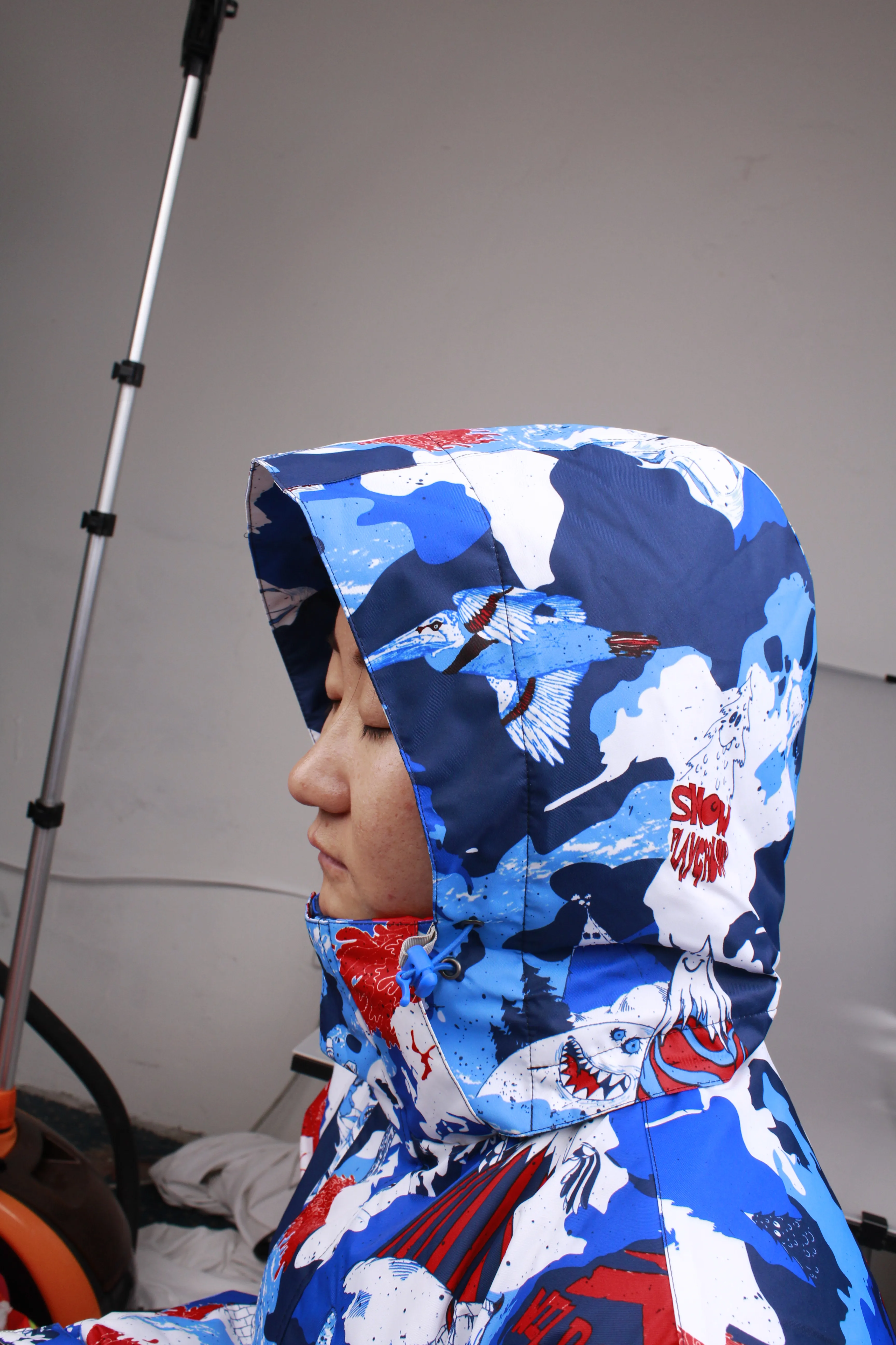 OEM Women Waterproof technical Jacket fleece polyester clothing set outdoor hiking climbing skiing jacket