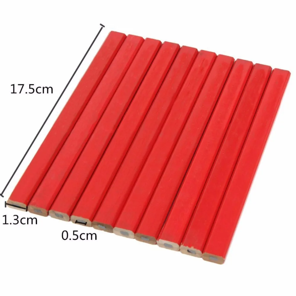 Высококачественный карандаш для детей 7 дюймов HB, плотничный карандаш для школы