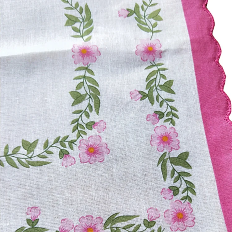 Женские мягкие хлопковые носовые платки с принтом на заказ для очистки