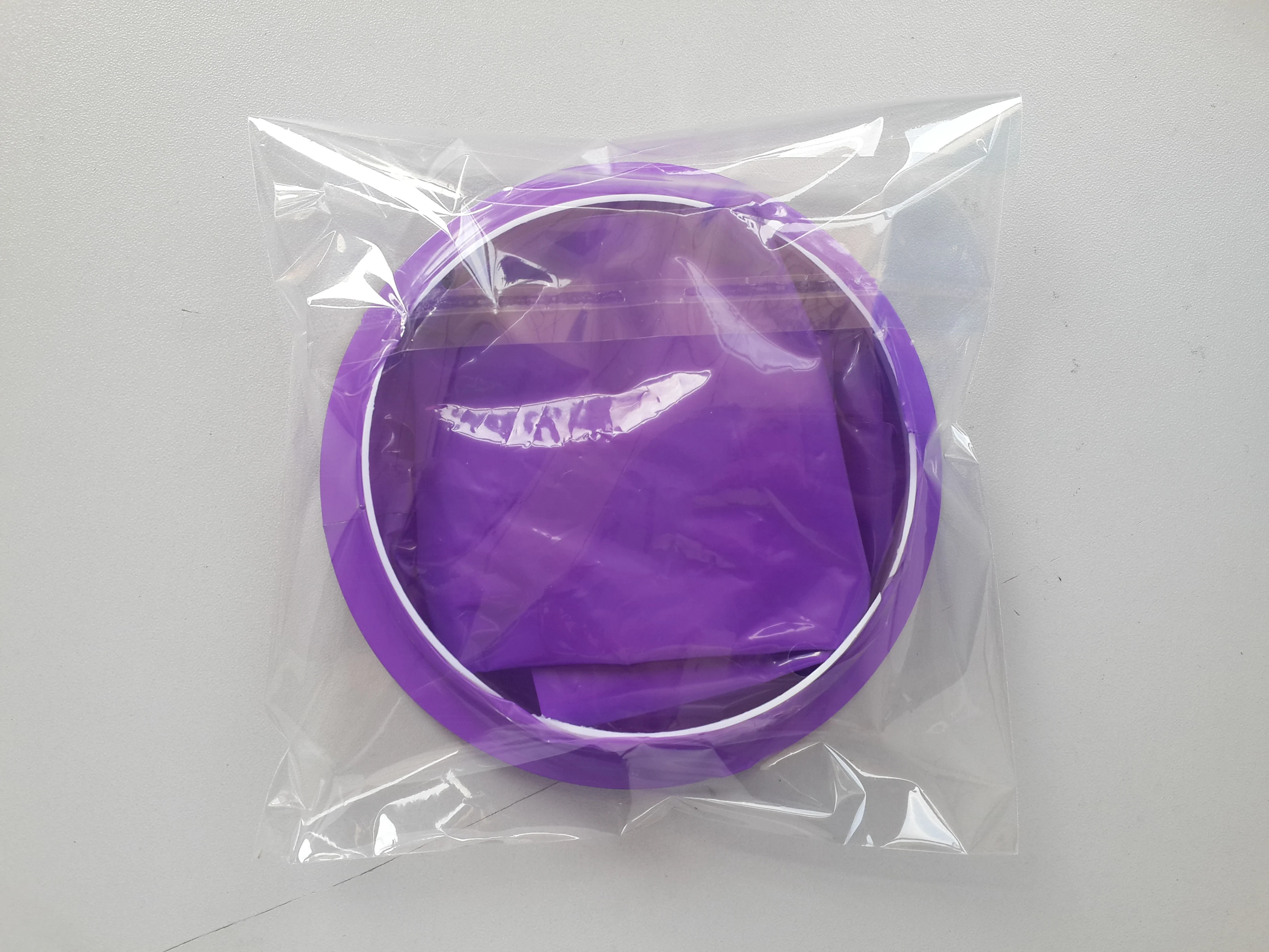 Purple plastic nausea bags supplied by Dongguan Factory directly, eme bag