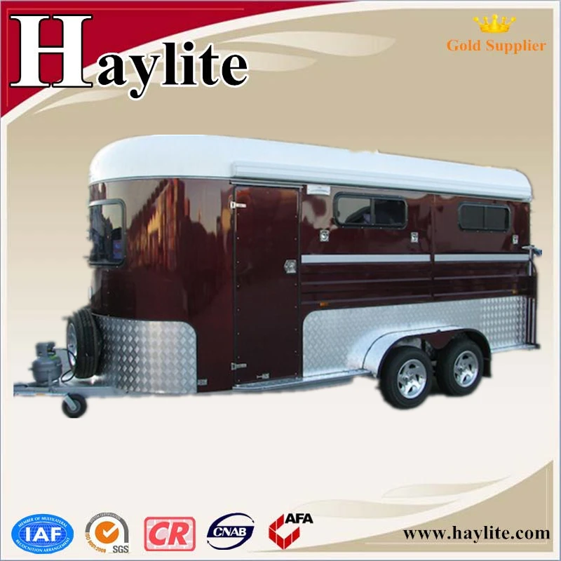 China horse box trailer with windows