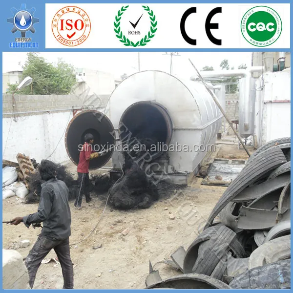 
Fully popular model in USA XD-10T waste tyre recycling pyrolysis plant with high performance 