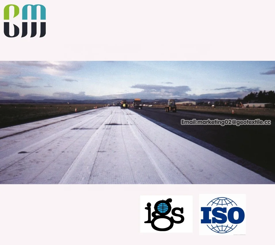 High Strength PP woven geotextile for aircraft and aeromodeling runway