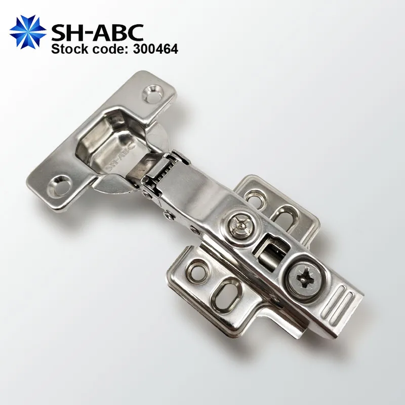 Factory stainless steel S/S SUS 304 201 clip on soft close full half  overlay insert inset kitchen cabinet door hinges hinge