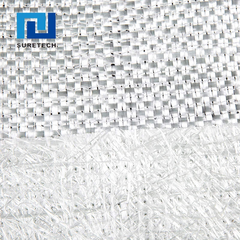 E-стекла 600/450gsm GRP Сплетенные Ровинг Combo Мат, стеклохолст