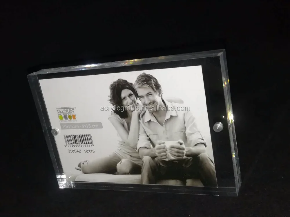 2018 оптовая продажа, кристально прозрачная акриловая фоторамка 6x8