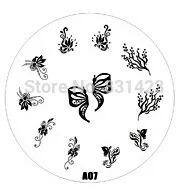 2015 new A Series A06 Nail Art Polish DIY Stamping Plates Image Templates Nail Stamp Stencil