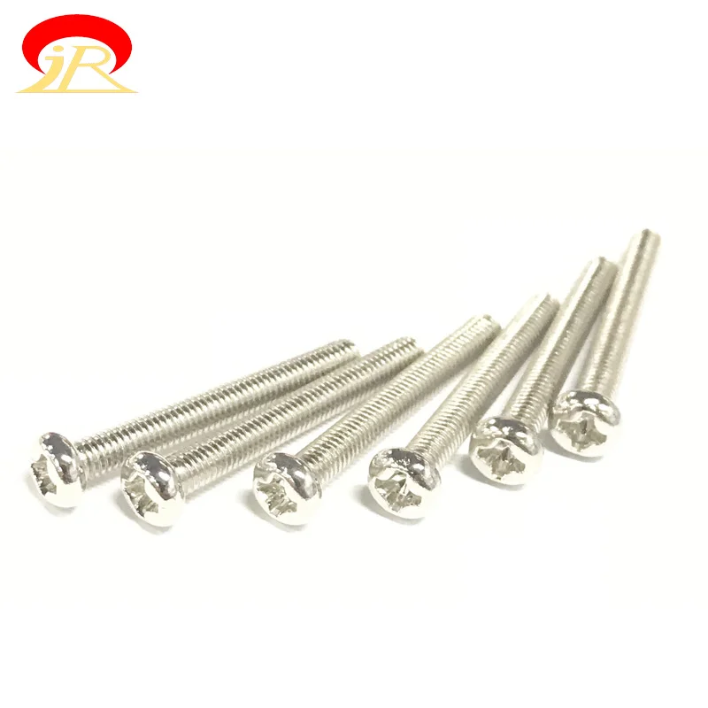 
Chinese Supplier M3 Pan Head Machine Screw Steel Phillips Nickel Plated Screw For Micro Camera 
