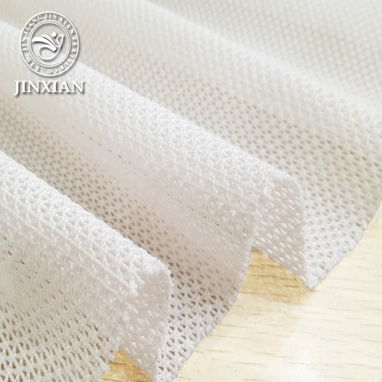 100% polyester mesh fabric with polyester sewing for shoes and cloth or Exercise gear