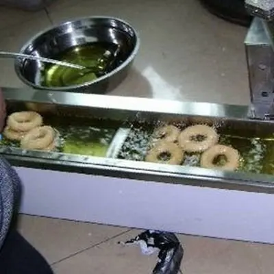 Автоматическая мини-машина для пончиков, автоматическая фритюрница, машина для Жарки пончиков