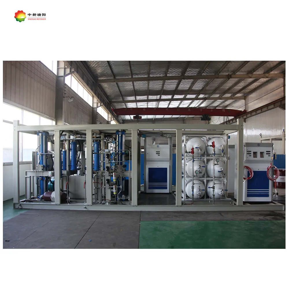 CNG daughter filling station