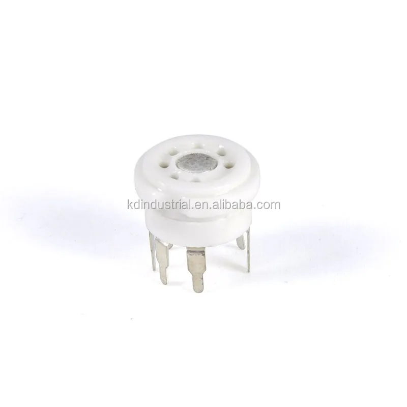 Amplifier Ceramic PCB Type 7Pin Tube Socket for 6Z4 EAA91 EC92