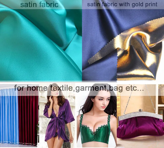 Атласная ткань 100% полиэстер, зеркальная атласная ткань, однотонная окрашенная атласная ткань полиэстер