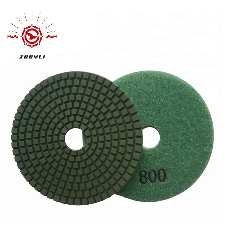100mm Diamond Wet Polishing Pad for Marble Granite Quartz and Stone